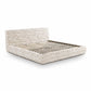 Isla Cream Jacquard Pattern Bed