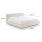 Isla Cream Jacquard Pattern Bed