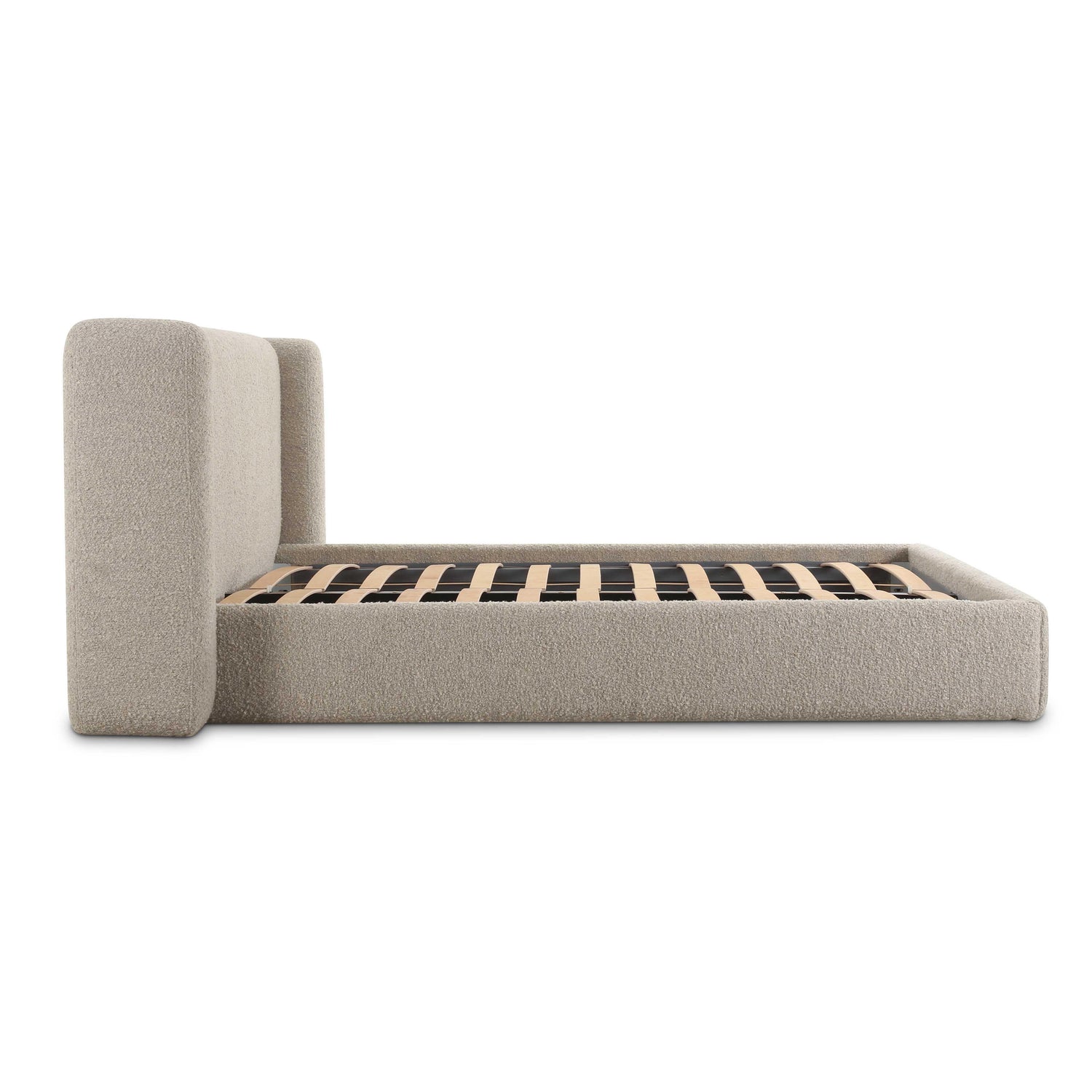 Babette Tan Boucle Queen Bed