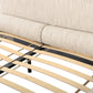 Murielle Taupe Textured Boucle Queen Bed
