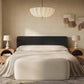 Isla Charcoal Textured Velvet King Bed