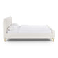 Angela Natural Upcycled Linen King Bed