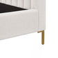 Angela Natural Upcycled Linen King Bed