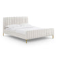 Angela Natural Upcycled Linen Queen Bed