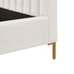 Angela Natural Upcycled Linen Queen Bed