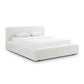 Meena Cream Upcycled Performance Linen Storage Bed