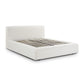 Meena Cream Upcycled Performance Linen Storage Bed