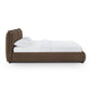 Mel Performance Faux Mohair Velvet Bed - Brown