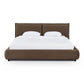 Mel Performance Faux Mohair Velvet Bed - Brown