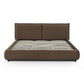 Mel Performance Faux Mohair Velvet Bed - Brown