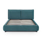 Mel Performance Faux Mohair Velvet Bed - Teal