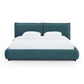 Mel Performance Faux Mohair Velvet Bed - Teal