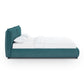 Mel Performance Faux Mohair Velvet Bed - Teal