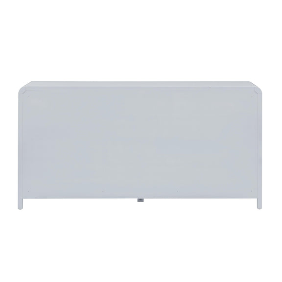 Patty 62" Rattan 6 Drawer Dresser - Blue