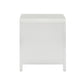 Patty 28" Rattan 2 Drawer Nightstand - White