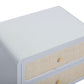 Patty 28" Rattan 2 Drawer Nightstand - Blue