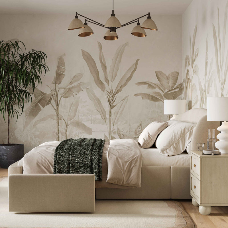 Corey Upcycled Performance Linen Storage Bed - Taupe