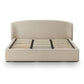 Corey Upcycled Performance Linen Storage Bed - Taupe