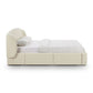 Corey Upcycled Performance Linen Storage Bed - Cream