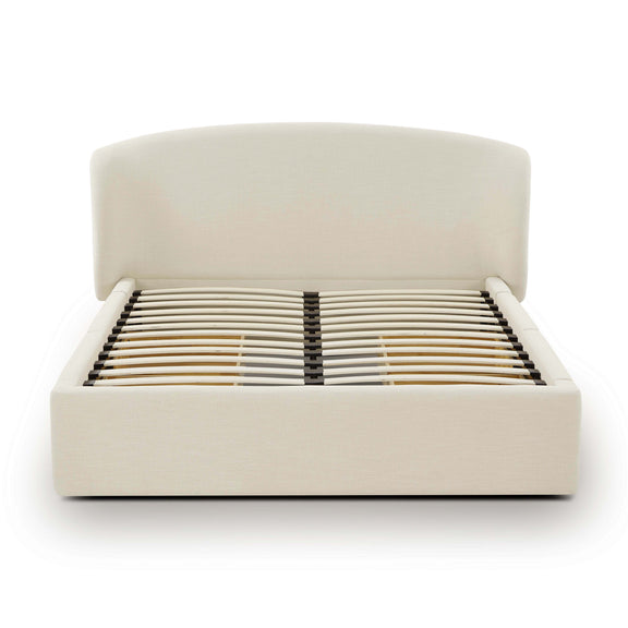 Corey Upcycled Performance Linen Storage Bed - Cream