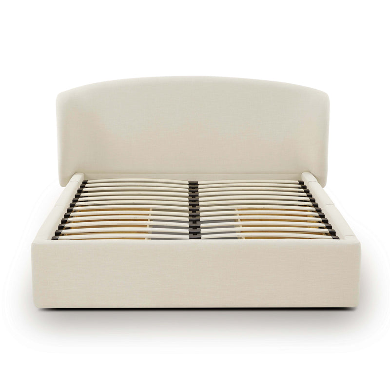 Corey Upcycled Performance Linen Storage Bed - Cream