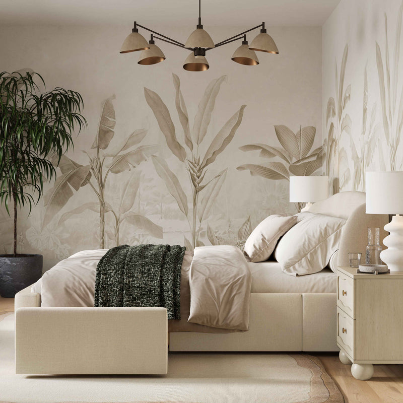 Corey Upcycled Performance Linen Storage Bed - Cream