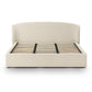 Corey Upcycled Performance Linen Storage Bed - Cream