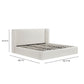 Harmony Performance Chenille Bed - Cream
