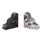 White-Black Bookends - Set of 2