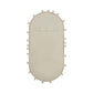 Bubbles Ivory Large Oval Wall Mirror