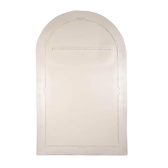 Kaia 48"X79" Cream Textured Floor Mirror