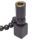 Harrison Merlot Wooden Candlestick