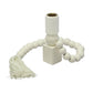 Harrison Cream Wooden Candlestick