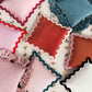 Stone 21" Washed Cotton Tasseled Square Throw Pillow Cover - Pink / Pillow Cover Only