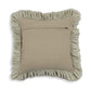Alessia Distressed Beige Velvet Pillow