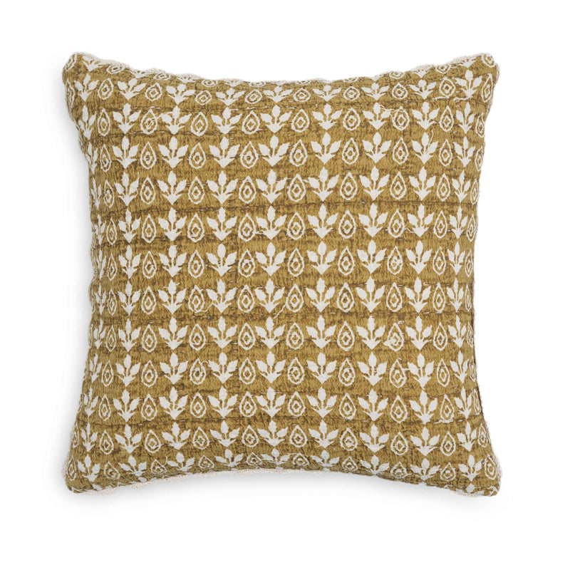 Harvest 20" Printed Cotton Throw Pillow Cover - With Insert