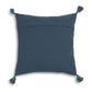 Blossom Printed Cotton Tassel Accent Cushion - COVER