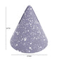 Gabby Speckled Purple Cone Card Holder - Set of 4