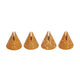 Gabby Speckled Terracotta Cone Card Holder - Set of 4