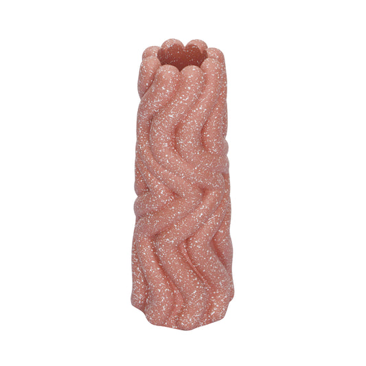 Gabby Speckled Salmon Pink Vase