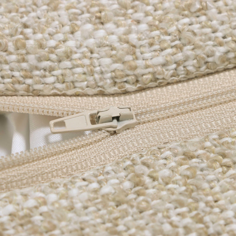 Bonney 20" Boucle Square Throw Pillow Cover - Brown / Pillow Cover Only