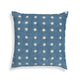 Indigo Dots 20" Cotton Square Throw Pillow Cover - Pillow Cover Only