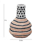 Cotton Mache Vase in Modernist Print