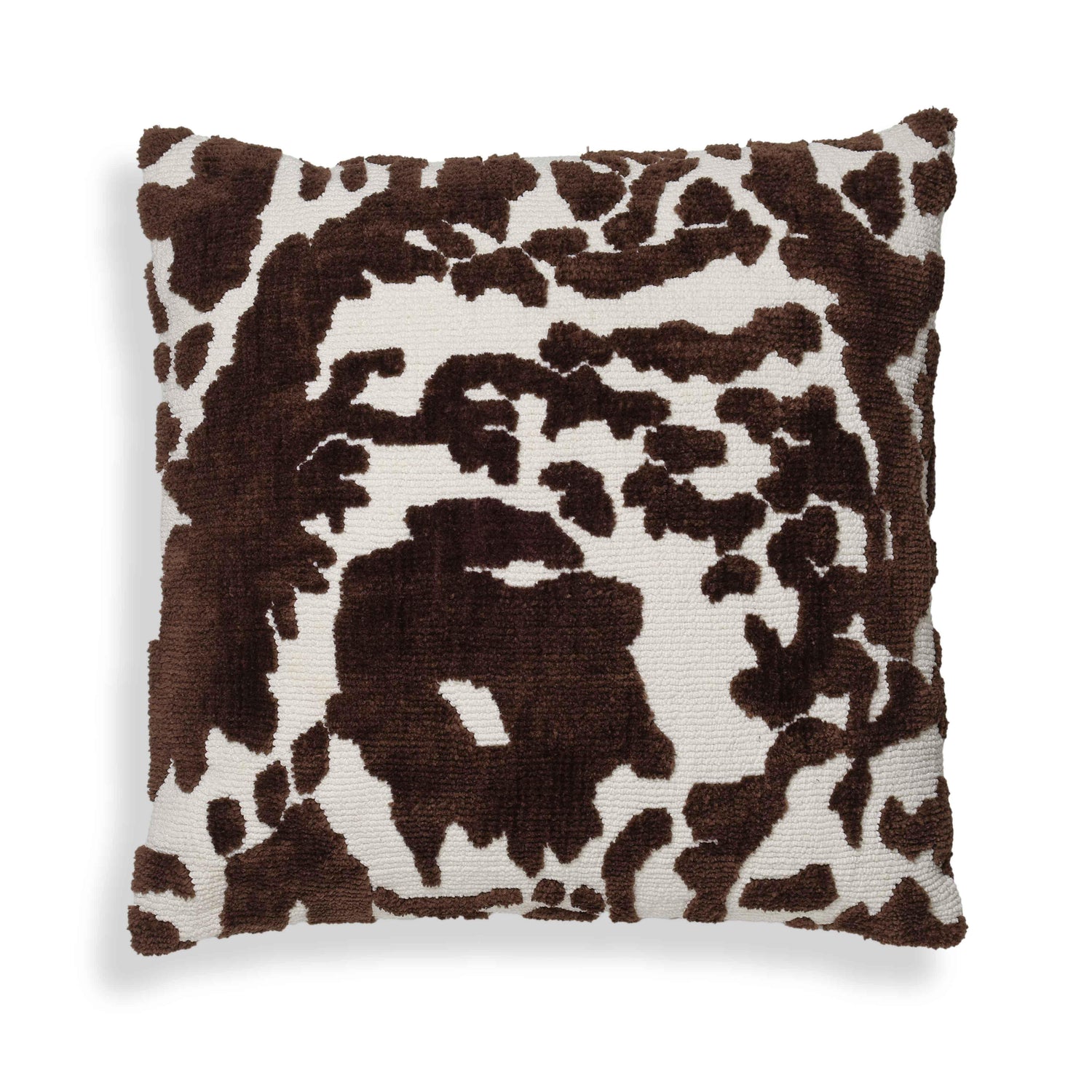 Coast Chocolate Brown Tufted 26" Square Pillow