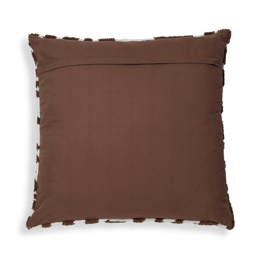 Coast Chocolate Brown Tufted 26" Square Pillow