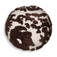 Coast Chocolate Brown Tufted 20" Round Pillow