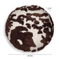 Coast Chocolate Brown Tufted 20" Round Pillow