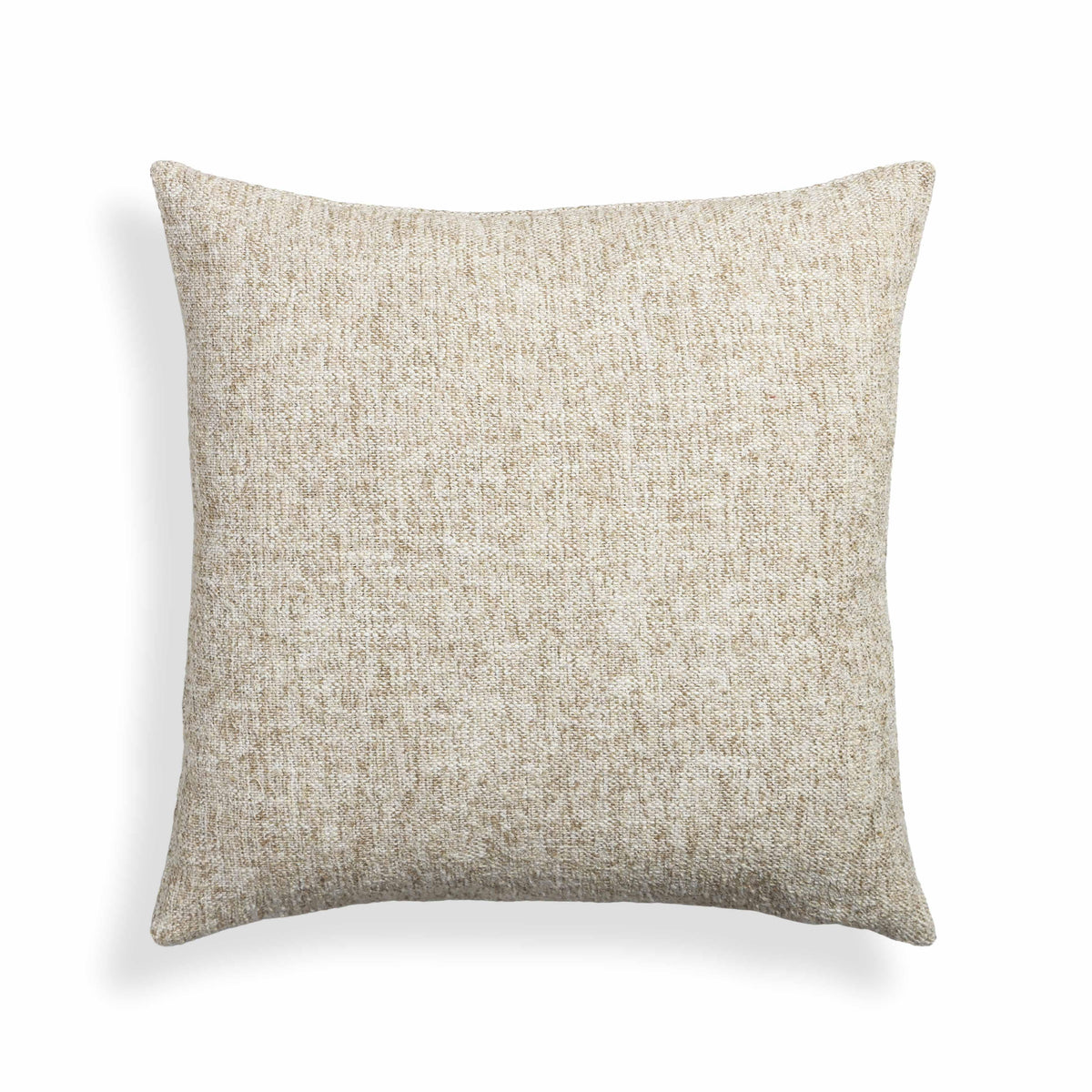 Poh 20" Boucle Square Throw Pillow - Washed Beige / With Insert