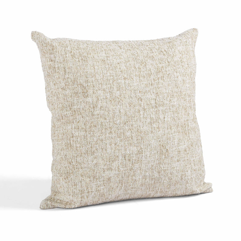 Poh 20" Boucle Square Throw Pillow - Washed Beige / With Insert