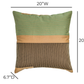 Deco 20 inch Square Throw Pillow - Forest / With Insert